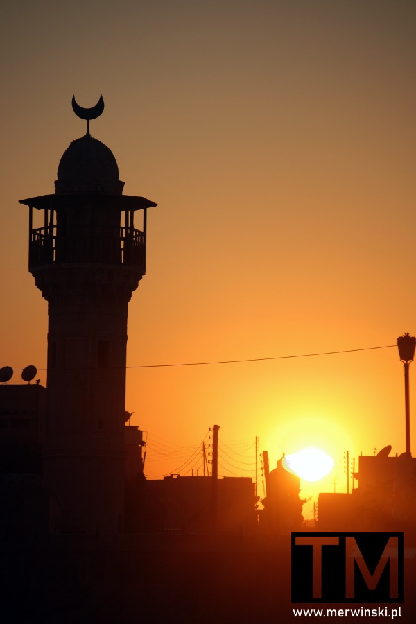 Zachód słońca w Aleppo