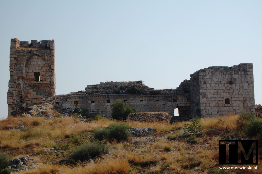 Ruiny zamku w Turcji, okolice Kızkalesi