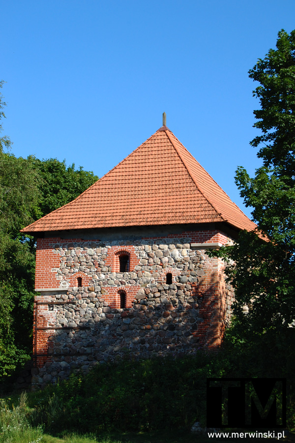 Zabudowania obronne zamku w Trokach na Litwie