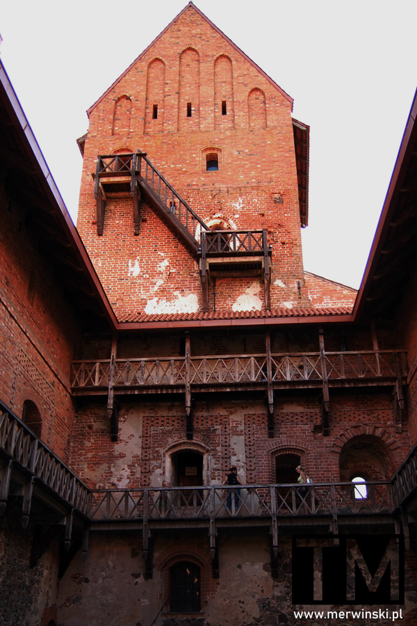 Wieża w zamku na Trokach