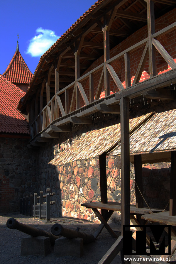 Mury litewskiego zamku Troki