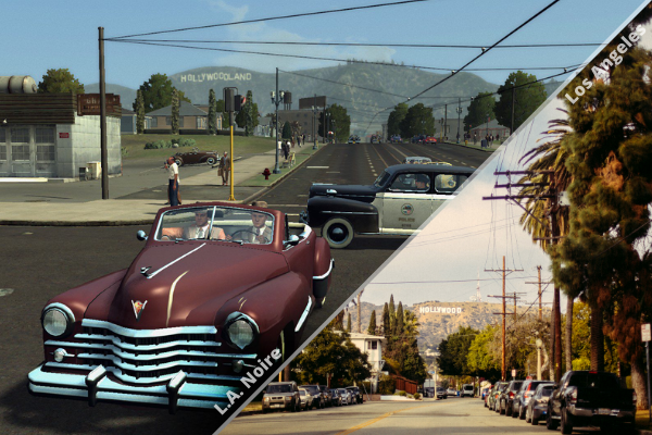 Zwiedzanie Los Angeles w grze L. A. Noire 