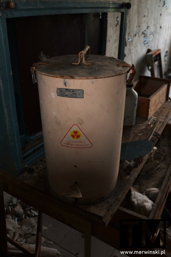 Radioaktywny zbiornik w Prypeci