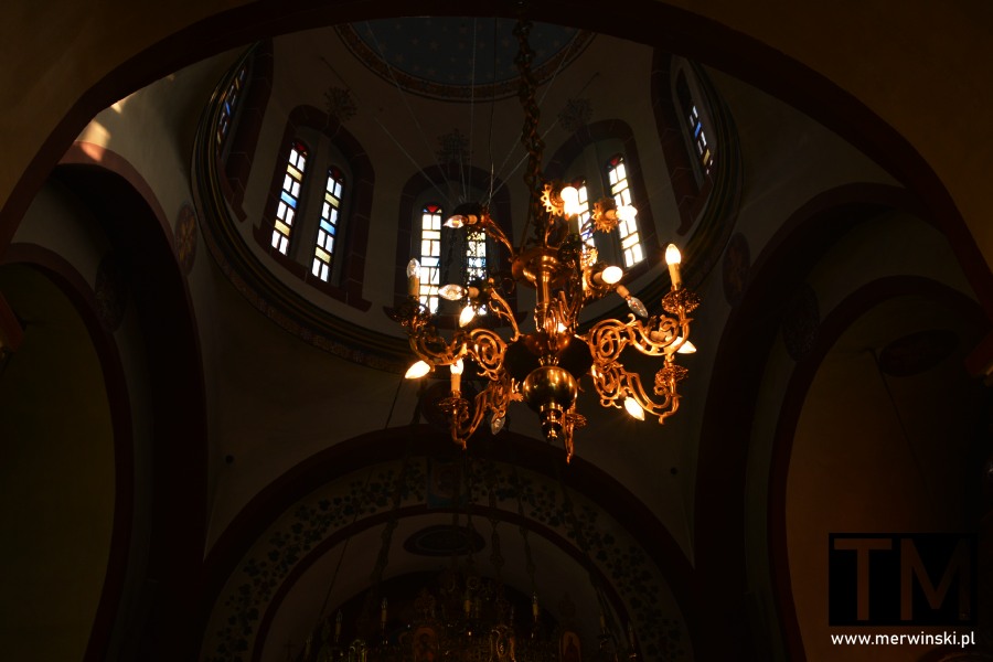 Wnętrze kościoła Agioi Anargyroi na Chalkidiki
