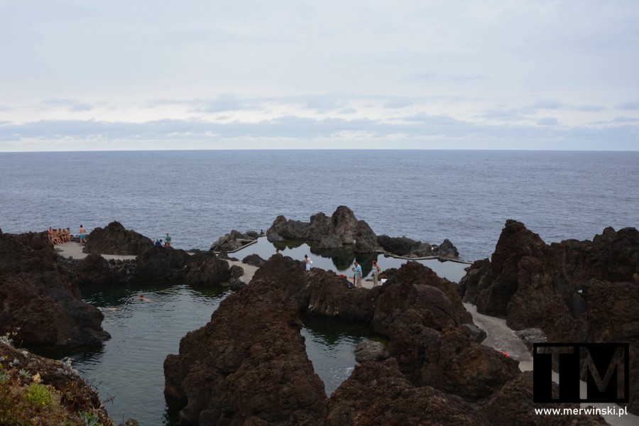 Naturalne baseny w Porto Moniz na Maderze