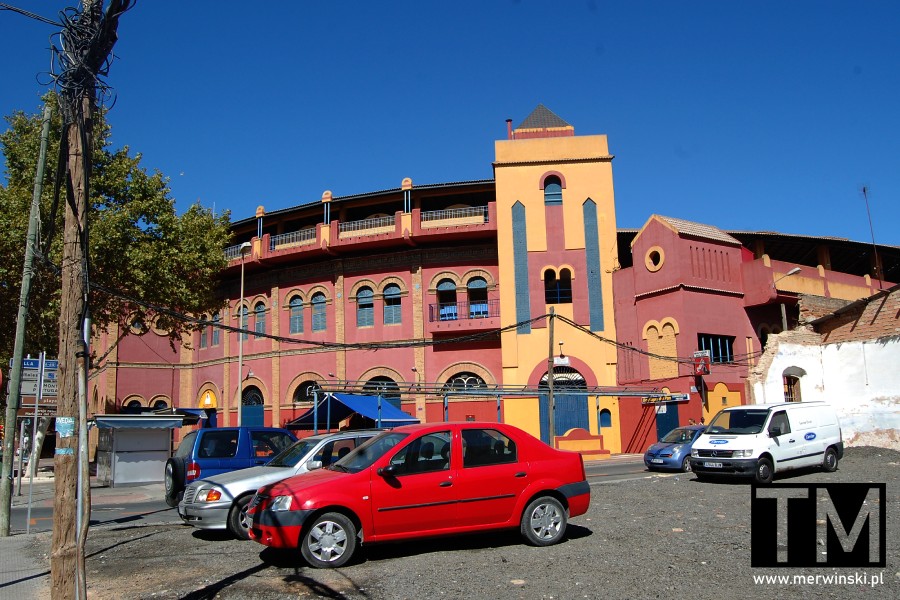 Plaza de Toros de la Merced w Huelvie w Hiszpanii