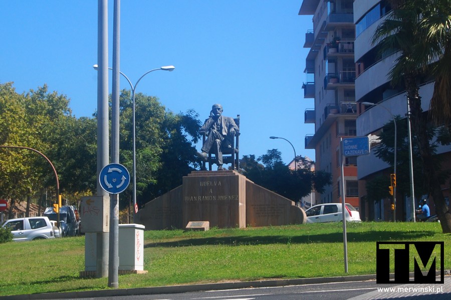 Pomnik Juan Ramón Jiménez w Huelvie w Hiszpanii