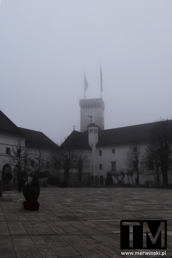 Dziedziniec zamku w Lublanie (Słowenia)