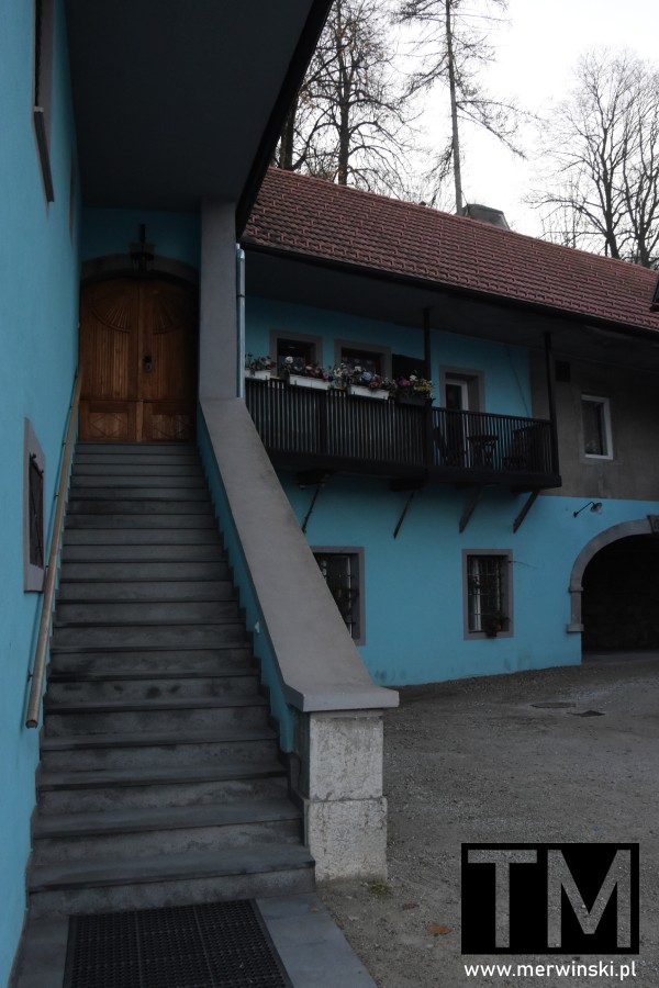 Schody domostwa w Lublanie w Słowenii
