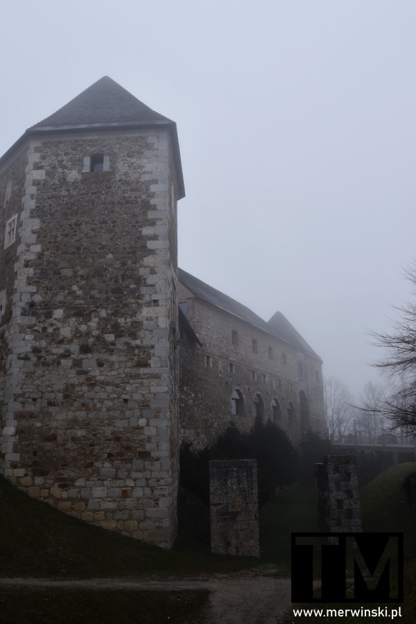 Mury zamku w Lublani