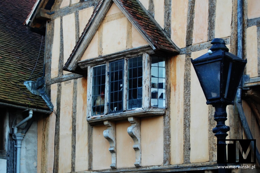 Kogut w oknie w Winchester