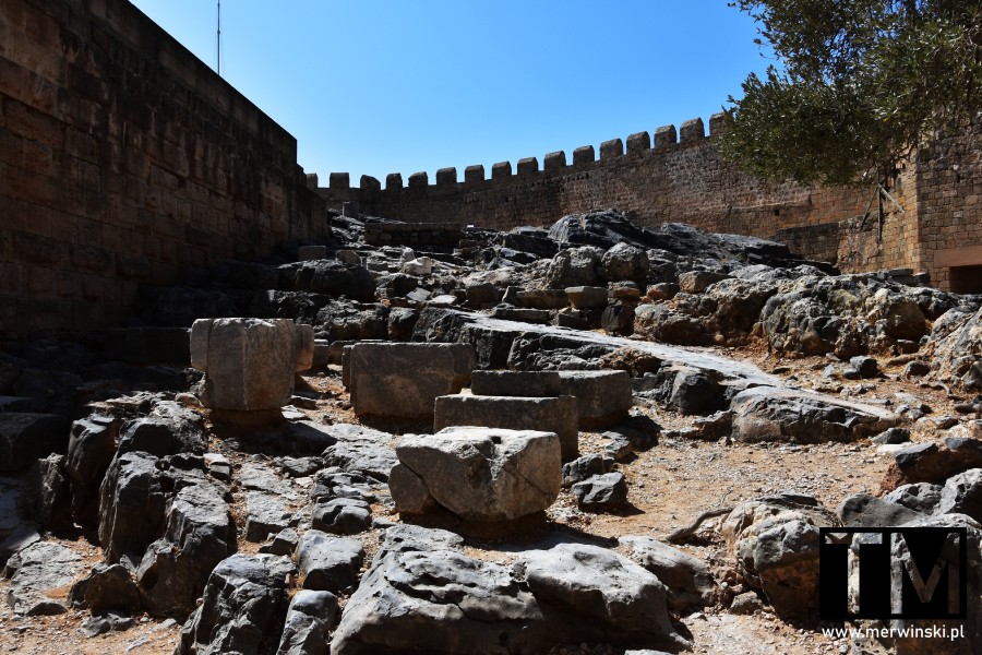 Ruiny Akropolu w Lindos