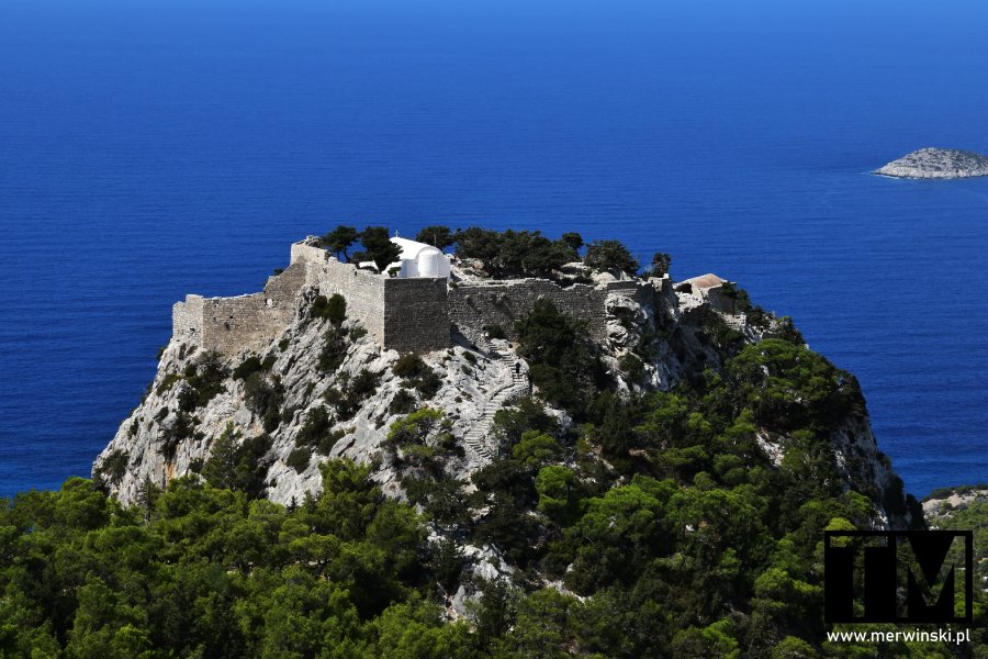 Zamek Monolitos na Rodos (Grecja)