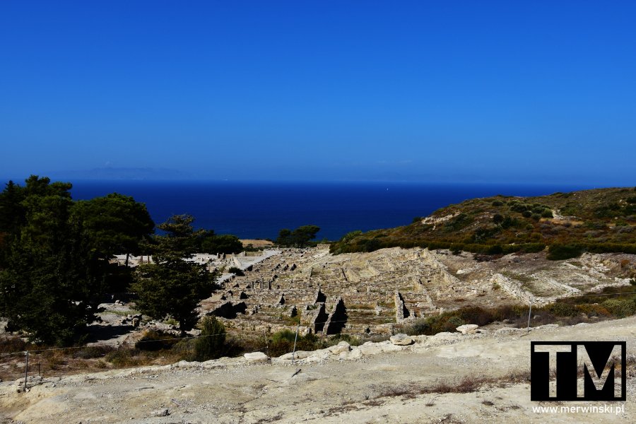 Ruiny starożytnego miasta Kamejros na Rodos