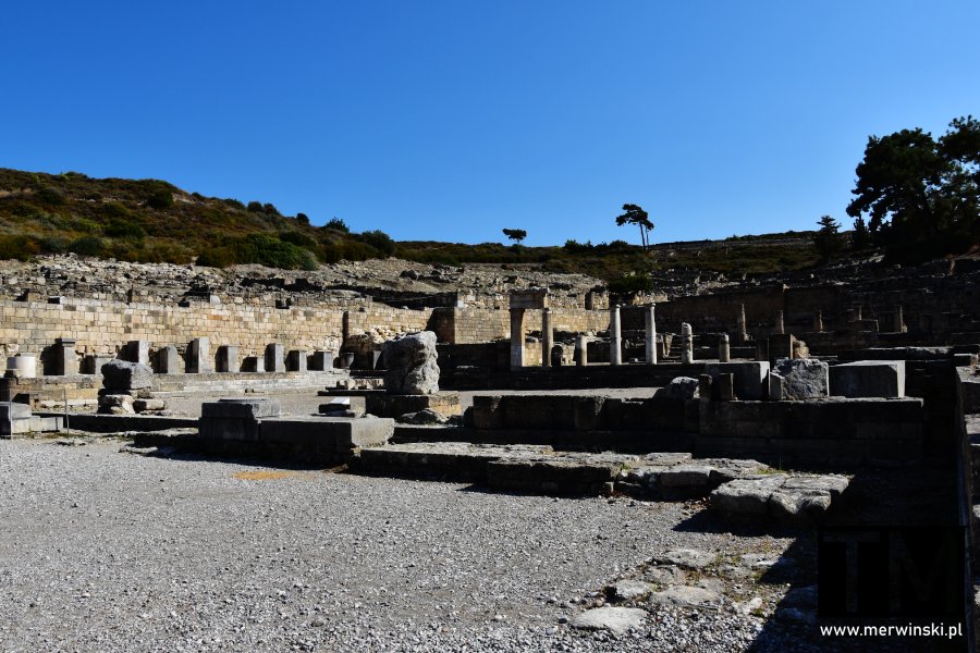 Ruiny Kamejros - starożytnego miasta w Grecji