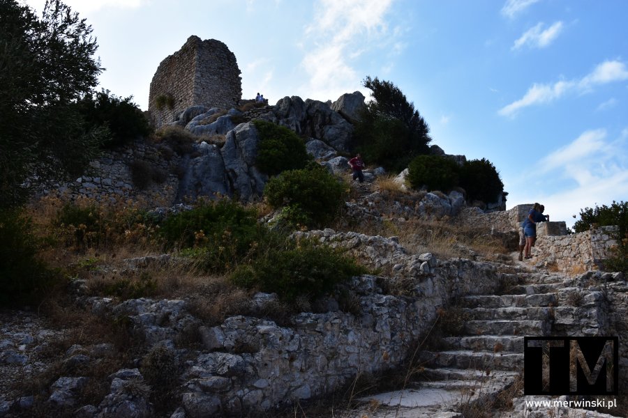 Wejście na zamek Kritinia na Rodos