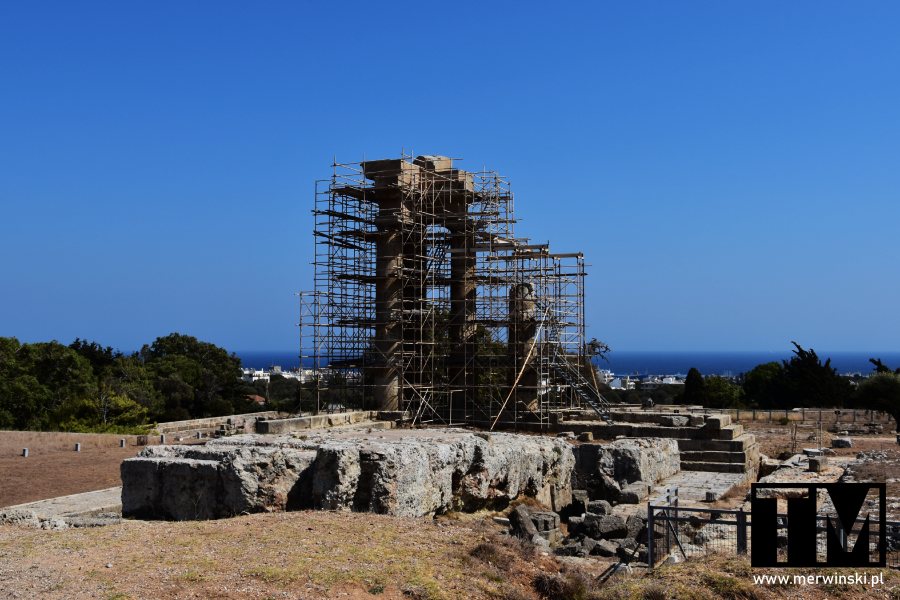 Akropol w mieście Rodos