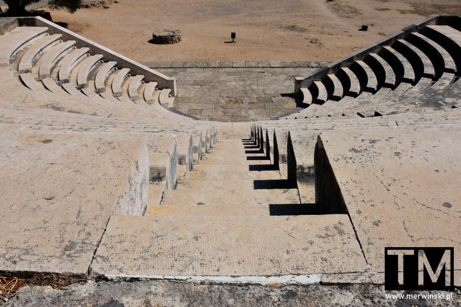Amfiteatr w Rodos widziany z góry