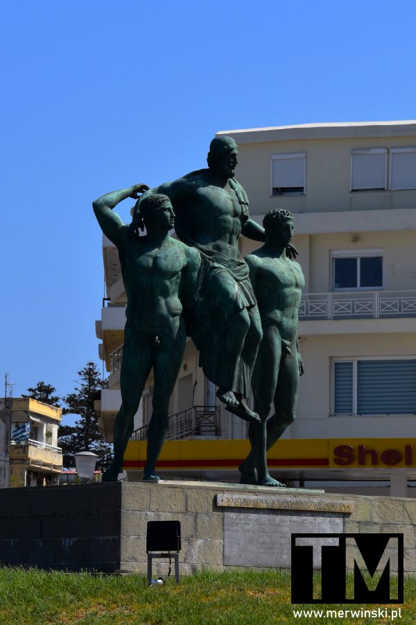 Pomnik Diagorasa i jego synów w mieście Rodos
