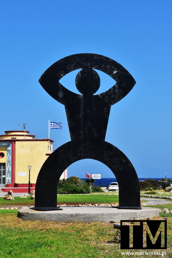 Pomnik człekokształtny w Rodos