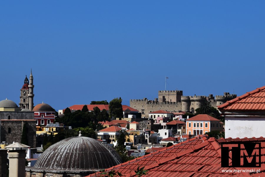 Dachy starego miasta w Rodos