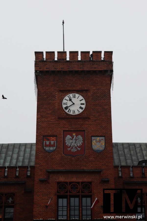 Wieża ratusza miejskiego w Kołobrzegu