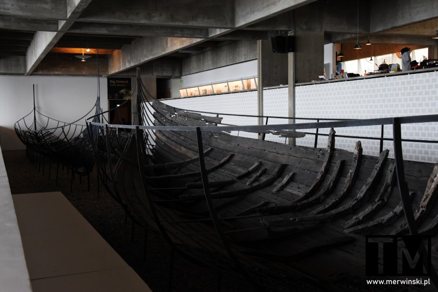 Szczątki łodzi wikingów w Danii (Muzeum Łodzi Wikingów w Roskilde)