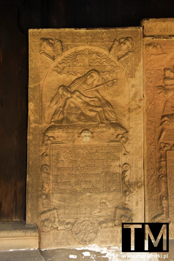Relief w Kościele Najświętszej Marii Panny w Broumov