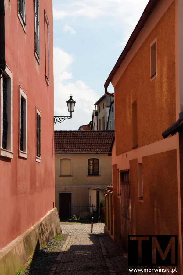 Stare miasto Broumov w Czechach