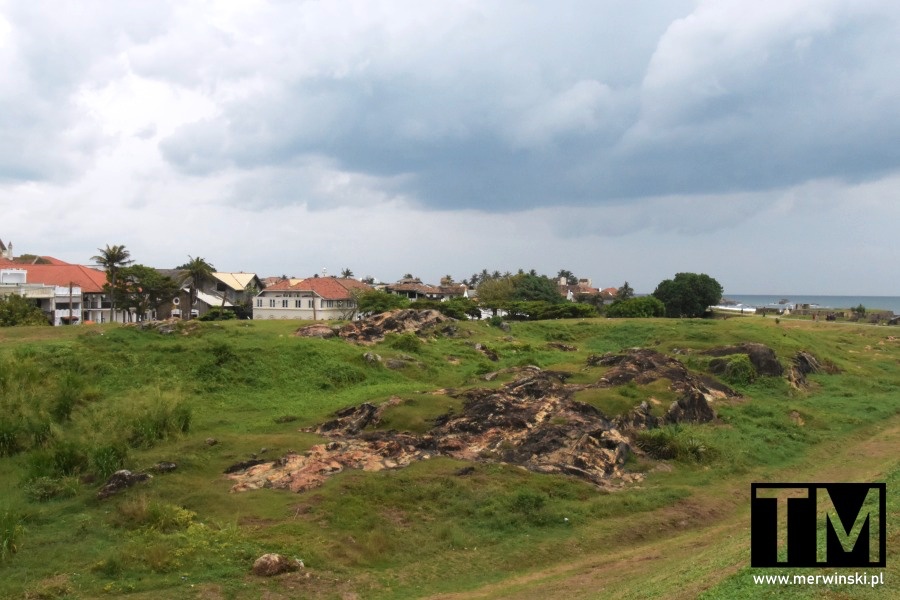 Teren fortu Galle i zabudowania starego miasta