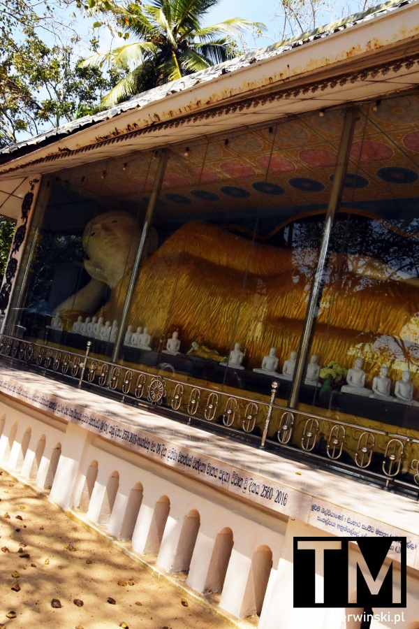 Leżący Budda na wyspie Kothduwa w Sri Lance