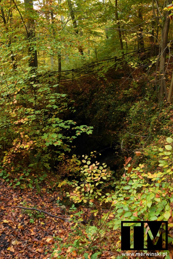 Jaskinia w ziemi w Sokolich Górach