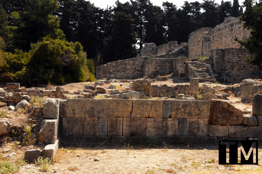Ruiny na terenie Asklepiejonu na wyspie Kos