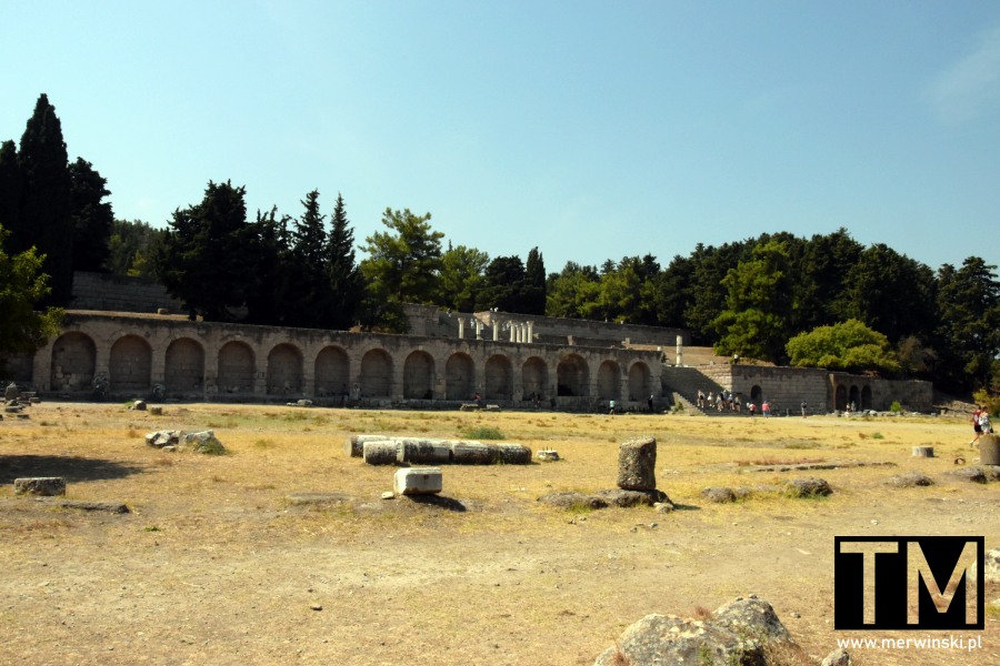 Asklepiejon na Kos - widok na całe ruiny