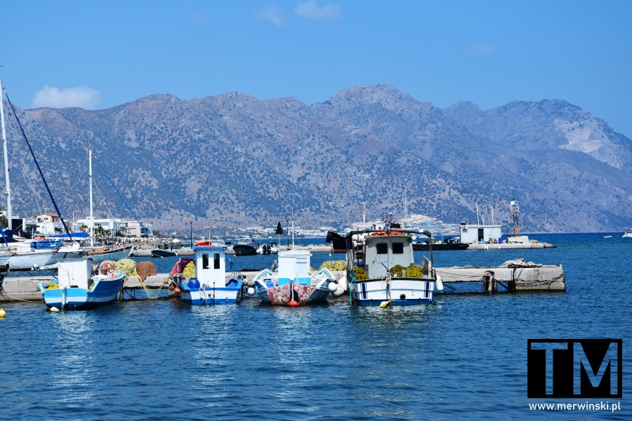 Kutry rybackie w porcie w Kardamenie na Kos w Grecji