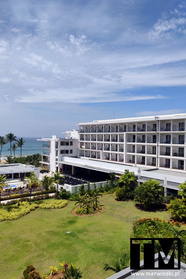 Hotel Riu Sri Lanka - widok na jedno ze skrzydeł hotelu