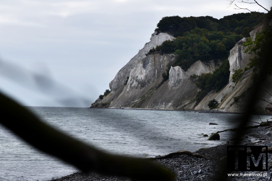 Møns Klint na wyspie Mon (widok z okolicy Liselund)