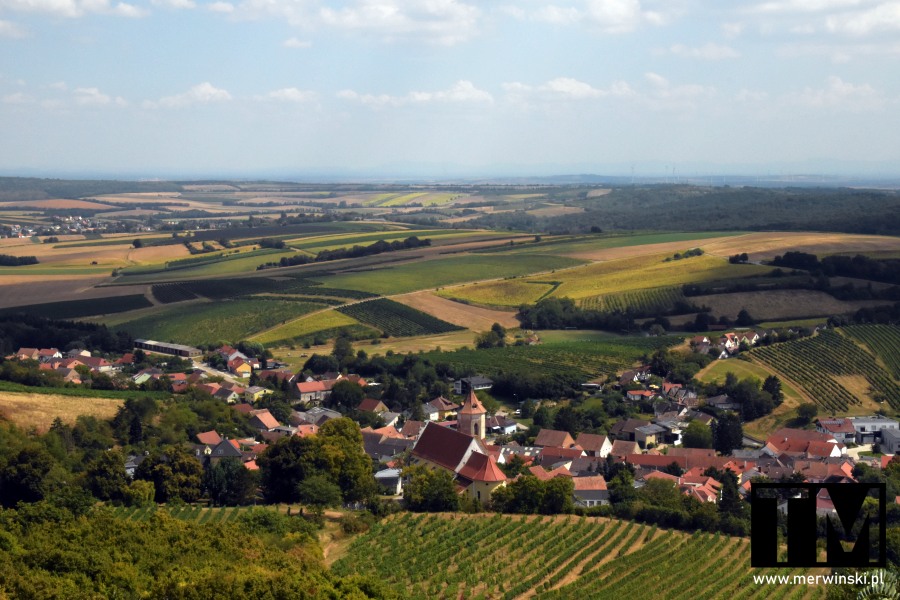 Dolna Austria, widok z zamku Falkenstein