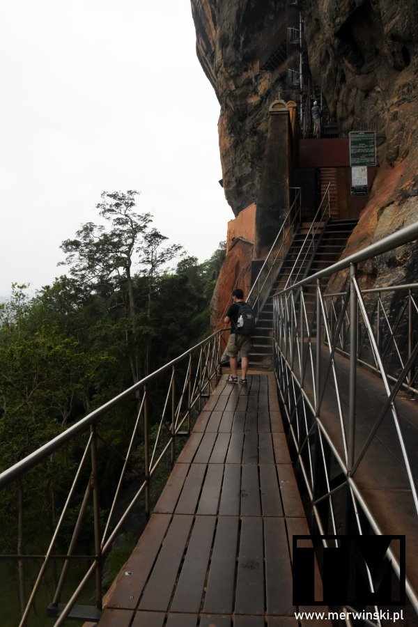 Sigiriya zwiedzanie przez Tomasza Merwińskiego