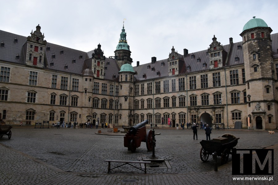 Dziedziniec zamku Kronborg (Helsingor)