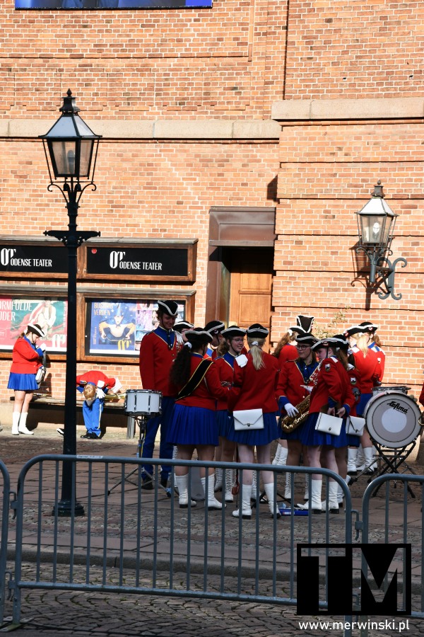 Historyczna duńska orkiestra w Odense