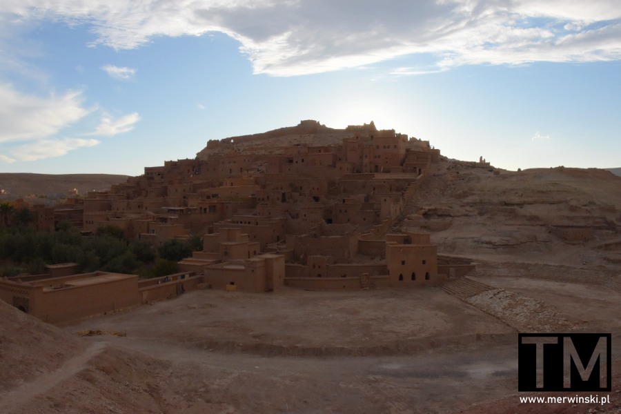 Widok na ksar Ajt Bin Haddu