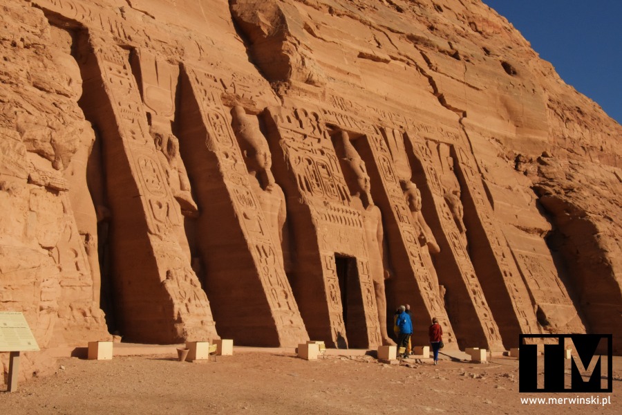 Wejście do świątyni Nefertari (Abu Simbel, Egipt)
