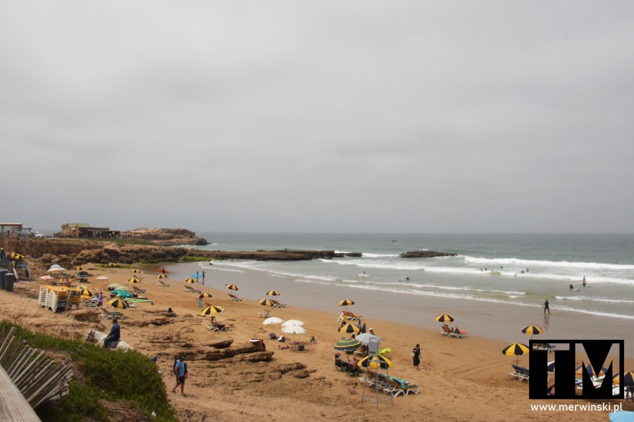 Plaża na południe od Taghazout