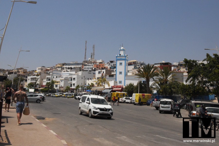 Minaret w Taghazout (Maroko)