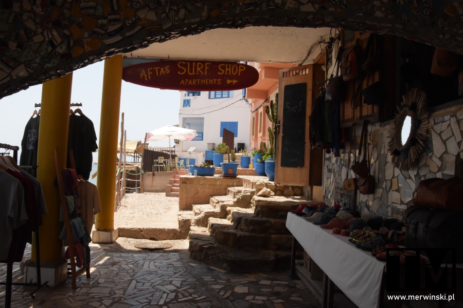 Surf shop w Taghazout (Maroko)