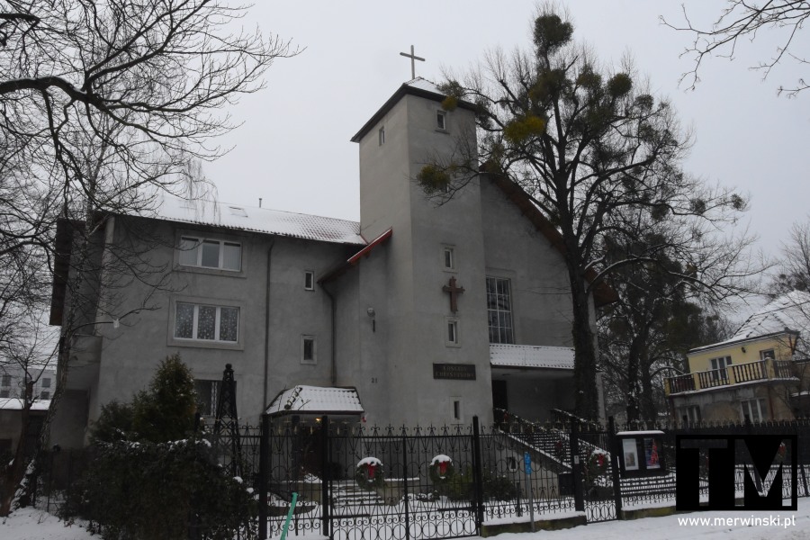 Zima w Sopocie: Kościół Chrystusowy w Sopocie