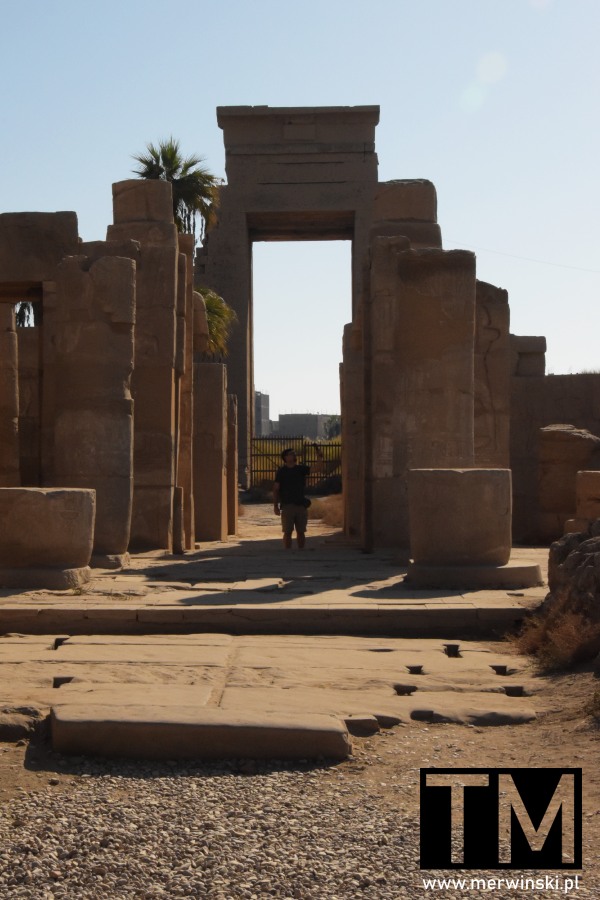 Tomasz Merwiński w egipskim Karnaku