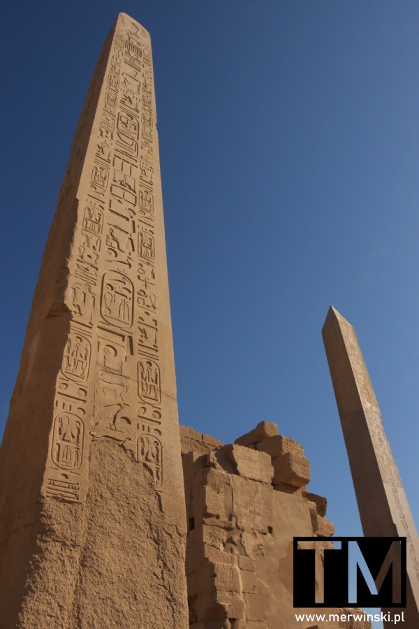 Obeliski w Zespole świątyń Karnaku (Egipt)
