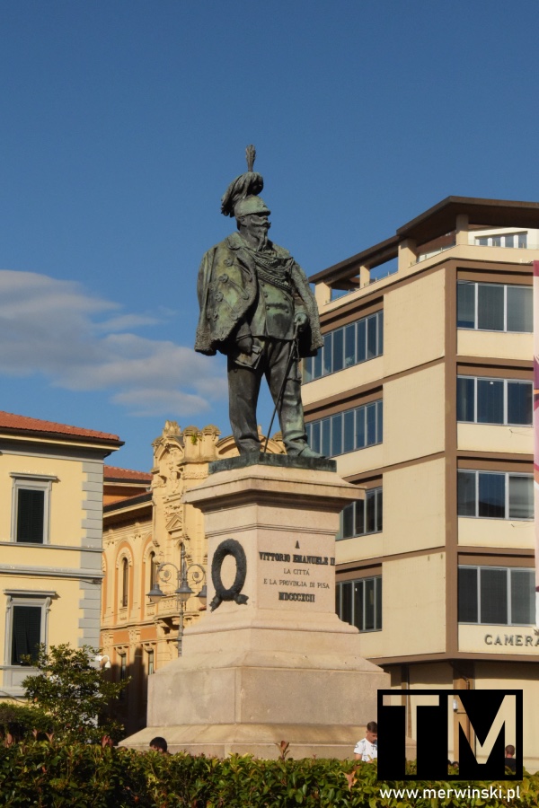 Pomnik Wiktora Emanuela II w Pizie (Włochy - Piza co zobaczyć?)